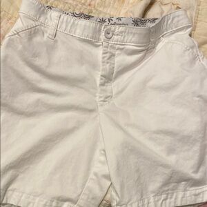 Lee White Cargo Shorts Relaxed Fit
